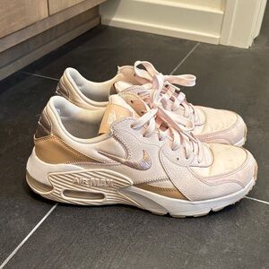 Nike Women's Air Max Excee Sneakers - Light Pink and Beige